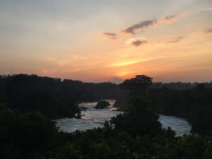 Sunset over the Nile River